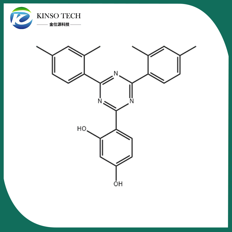 2- (2,4-dihidroxifenilo) -4,6-bis (2,4-dimetilfenil) -1,3,5-triazina CAS 1668-53-7