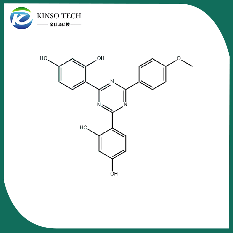 2- (4-metoxifenilo) 4,6-bis- (2,4-dihidroxifenilo) -1,3,5-triazina CAS 1440-00-2
